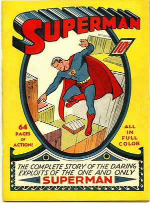 1939 - Superman #1 - Click
for Bigger Image in a New Page