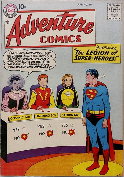 1958 - Adventure Comics #247 - Click for Bigger Image in a New 
Page