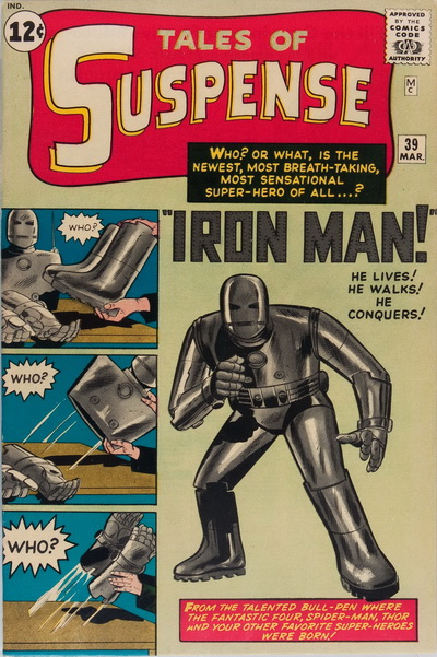 1962 - Tales of Suspense #39 - Click for Bigger Image in a New 
Page