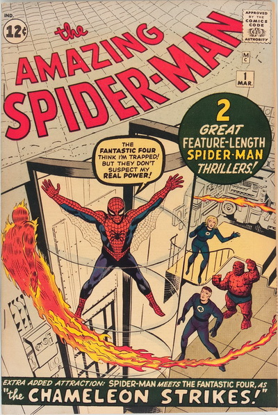 1963 - The Amazing Spider-Man #1 - Click for Bigger Image in a New 
Page