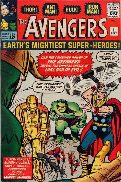 1963 - The Avengers #1 - Click for Bigger Image in a New 
Page