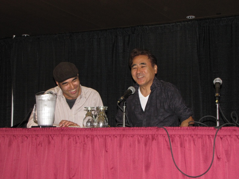 Translator and Yoshitaka Amano.JPG