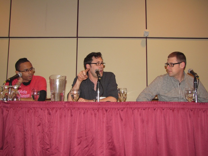 Exploring the Dark Corners of the DCU - Marco Rudy, Yanick Paquette and Jeff Lemire.JPG