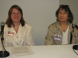 Janet Heatherington and Ramona Fradon