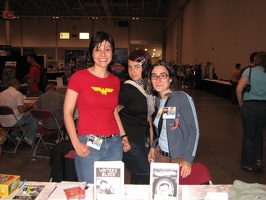 Diana Tamblyn, Mariko Tamaki and Cecil Castellucci