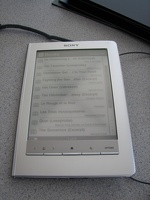 new Sony eReader PRS-600 Touch Edition