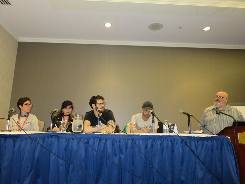 21st Century Webcomics - Blue Delliquanti, Priya Huq, Matt Lubchansky, Michael DeForge and Tom Spurgeon.JPG