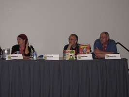 Comics Reprints Panel - Peggy Burns, Steve Saffel and Charles Pelto