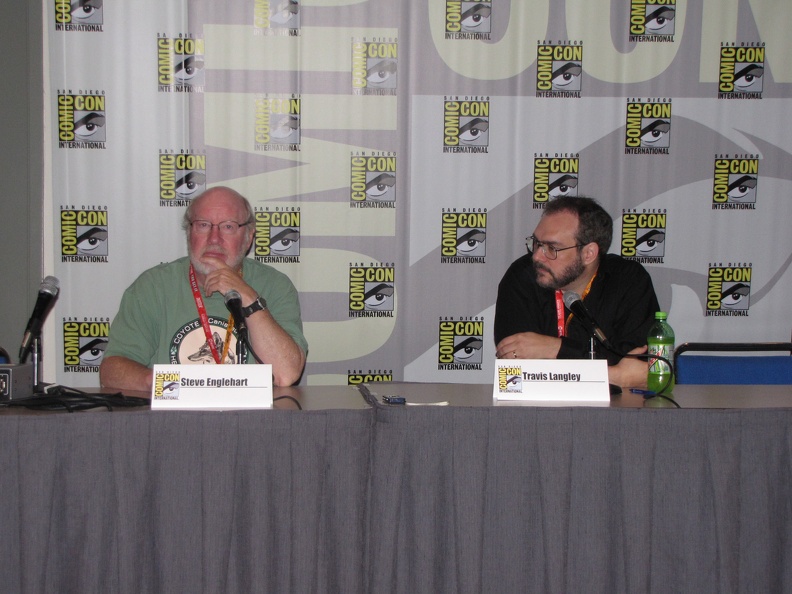 Comics Arts Conference Session 10 - Focus on Steve Englehart - Steve Englehart and Travis Langley.JPG