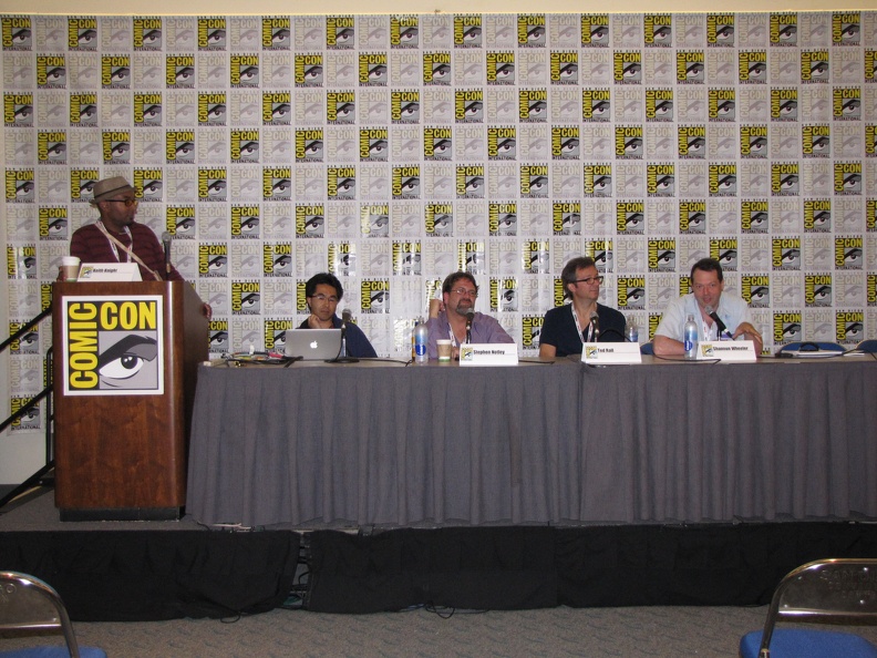 Monsters of Alternative Comics - Keith Knight, unknown, Stephen Notley, Ted Rall and Shannon Wheeler 2.JPG