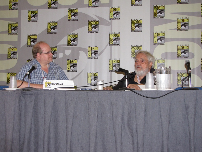 Russ Heath Spotlight - Mark Waid and Russ Heath.JPG