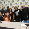 Comics Journalism Panel - Joshua Yehi, Jill Pantozzi, Matt Meyliknov, Heidi MacDonald, Rich Johnston and Tom Spurgeon.JPG
