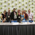 CBLDF GN Programming Panel - Meryl Jaffe, Royden Lepp, Charles Brownstein, Betsy Gomez, Jennifer L. Holm, Matt Holm and Matt Phelam 1.JPG