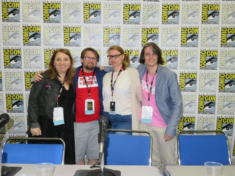 New Comics Journalism - Heidi MacDonald, Brett Schenker, Megan Purdy and Mark Stack.JPG