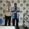 Keith Pollard and Ron Wilson with Inkpot Awards