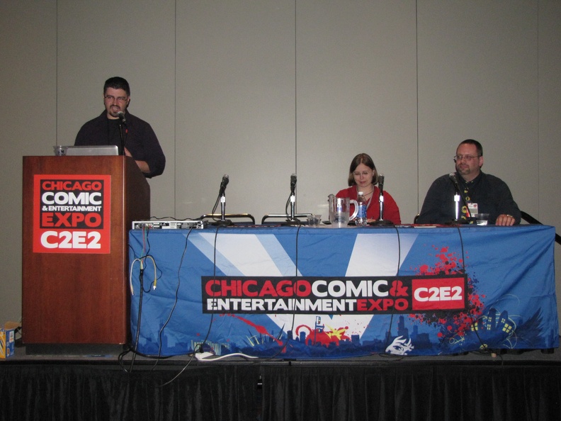 Integrating Comics into the Common Core Panel. Josh Elders, Carol Tilley and Jim McClain2.JPG