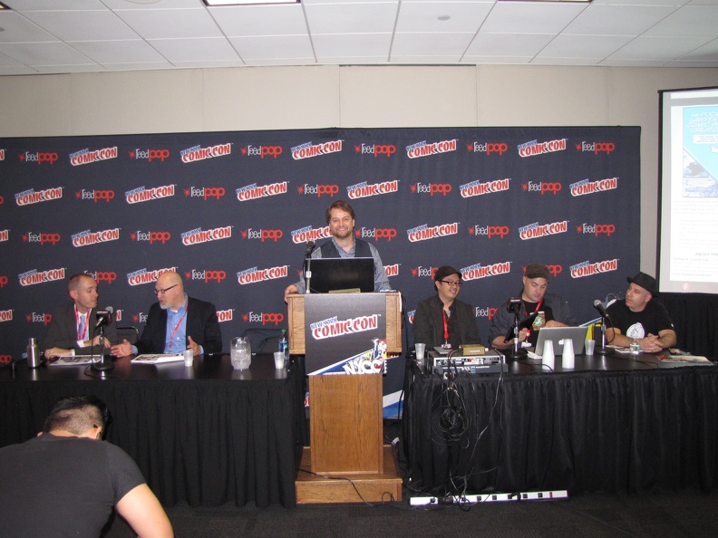 Creating and Protecting Your Comic Book Property - Matthew Tynan, Sheafe Walker Esq, Thomas Crowell Esq, Allan Norico, David Gallaher and Alan Robert.JPG