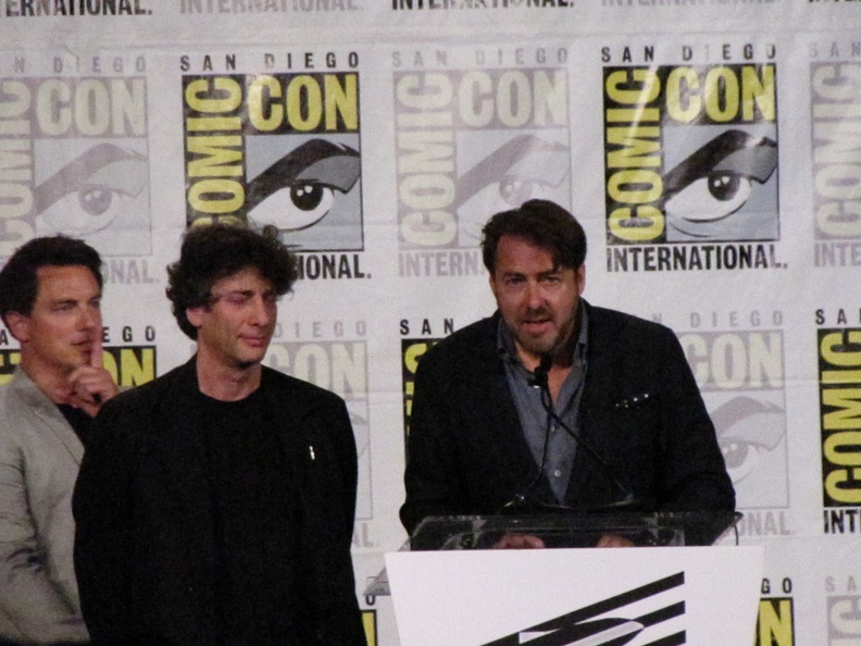 John Barrowman, Neil Gaiman and Jonathan Ross 1.JPG