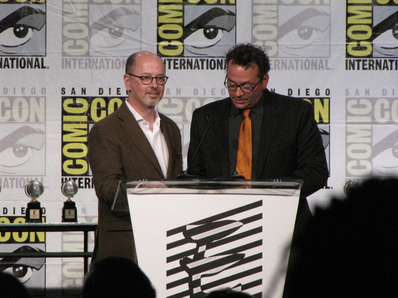 Terry Moore and Kevin Eastman.JPG
