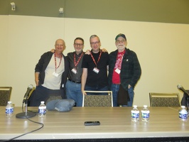 Celebration of Tom Palmer - Klau Janson, Robert Greenberger, Tom Palmer Jr. and Walt Simonson