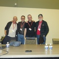 Celebration of Tom Palmer - Klau Janson, Robert Greenberger, Tom Palmer Jr. and Walt Simonson