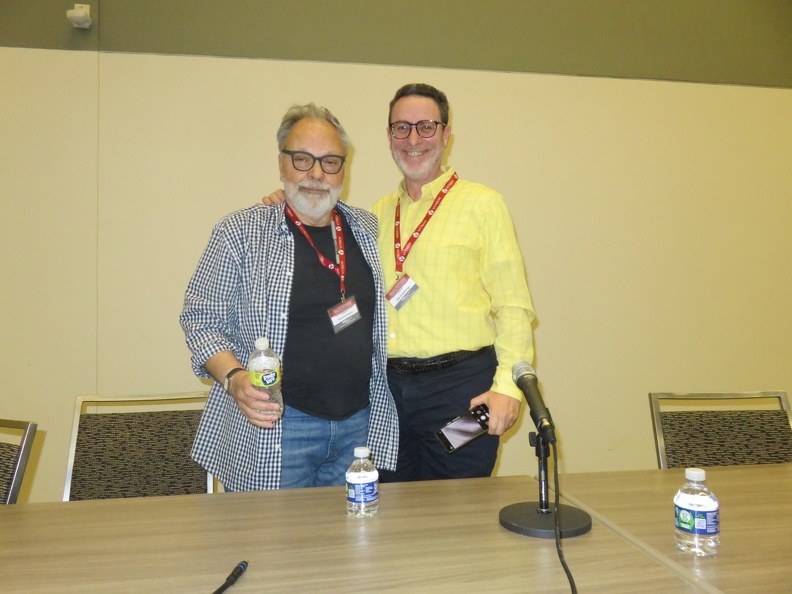 Howard Chaykin and Robert Greenberger.JPG