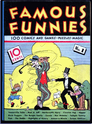 1934 - Famous Funnies #1, Vol. 2 - Click for Bigger Image in a 
New Page