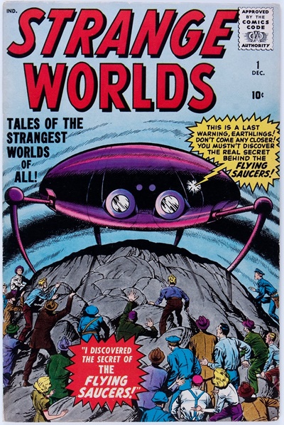 1958 - Strange Worlds #1 - Click for Bigger Image in a New 
Page