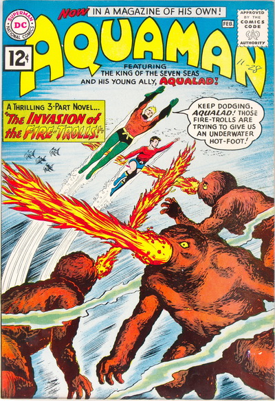 1961 - Aquaman #1 - Click for Bigger Image in a New 
Page