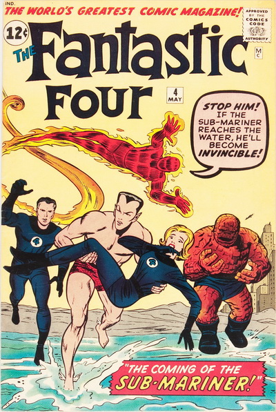1962 - Fantastic Four #4 - Click for Bigger Image in a New 
Page