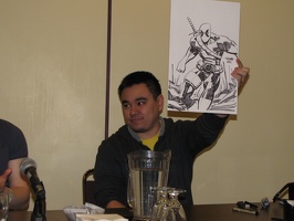 Marcio Takara and his Deadpool Sketch