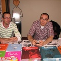 Pascal Blanchet and editor Martin Brault for Les Editions De La Pasteque