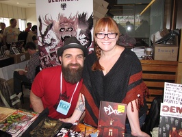 Andy Belanger and Becky Cloonan