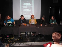 Writing Life Panel - Robin Brenner, Derf, Lucy Knisley, Ulli Lust and Raina Telgemeier