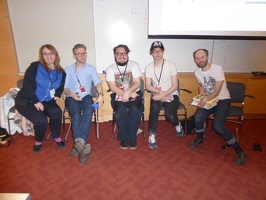 Small Press Panel - Heidi MacDonald, Tucker Stone, Box Brown, Patrick Crotty and Raighne