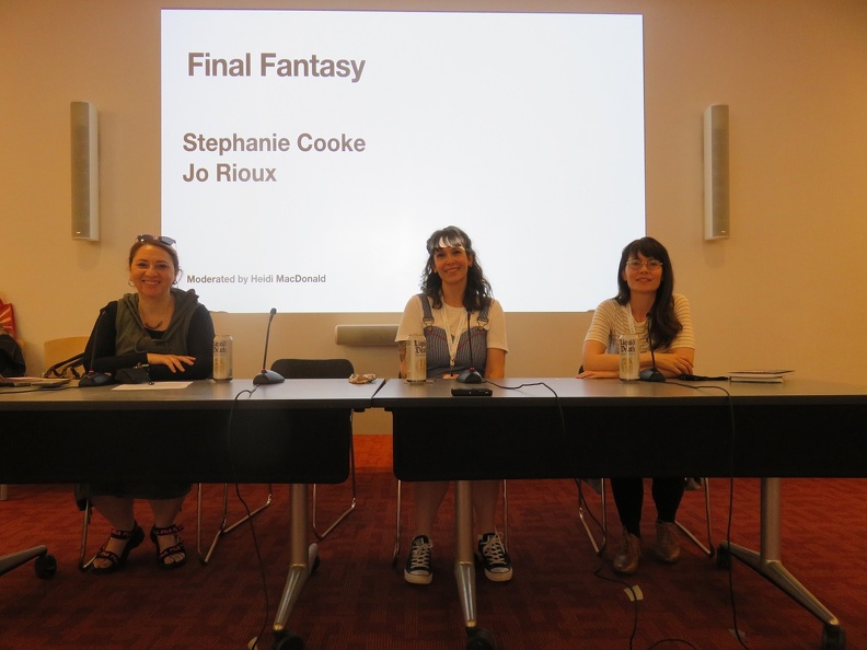 Final Fantasy Panel - Heidi MacDonald, Stephanie Cooke and Jo Rioux.jpg