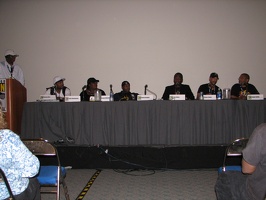 Black Panel - Michael Davis, Method Man, Faith Cheltenham,  Rusty Cundieff, John Dokes, Denys Cowan and Reggie Hudlin