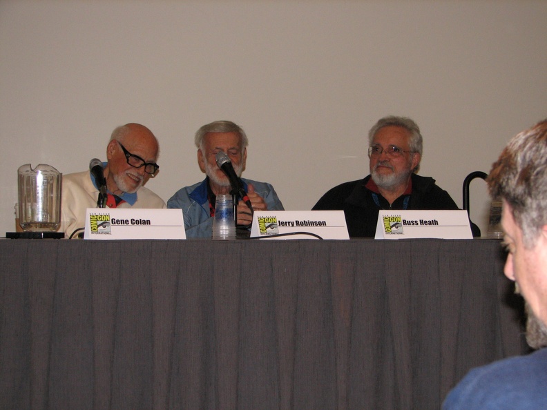 Gold and Silver Panel - Gene Colan, Jerry Robinson and Russ Heath.JPG