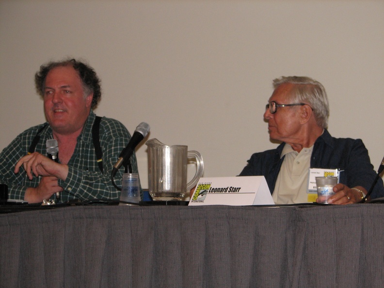 Gold and Silver Panel - Mark Evanier and Leonard Starr.JPG