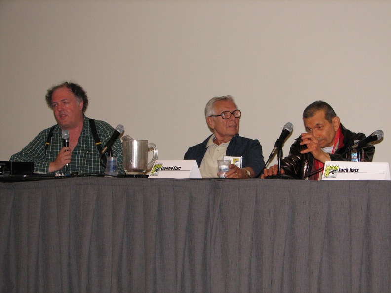 Gold and Silver Panel - Mark Evanier, Leonard Starr and Jack Katz.JPG