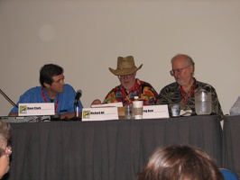 Secret Origins of Comic-con Panel - Dave Clark, Richard Alf and Greg Bear