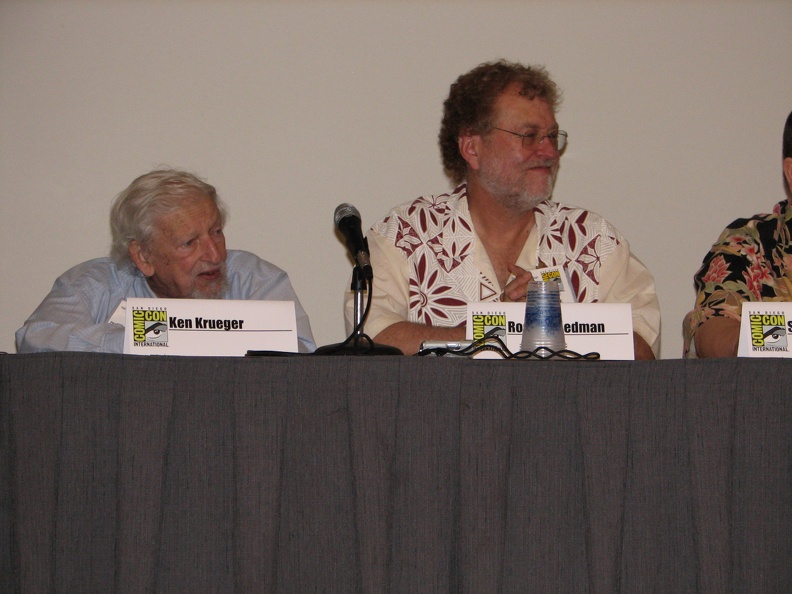 Secret Origins of Comic-con Panel - Ken Krueger and Roger Freedman.JPG