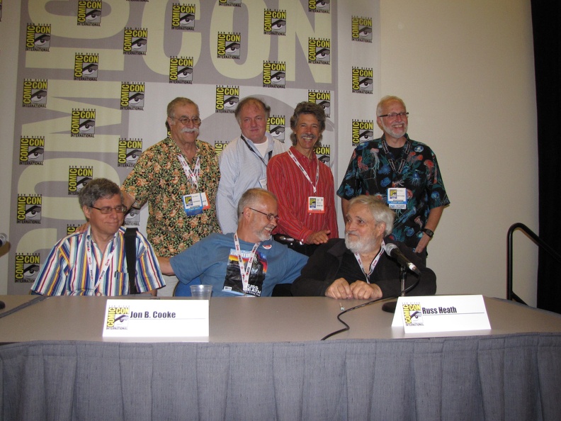 Joe Kubert Tribute - Sergio Aragones, Mark Evanier, Tom Yeates, Marv Wolfman, Paul Levitz, Jon B. Cooke and Russ Heath.JPG