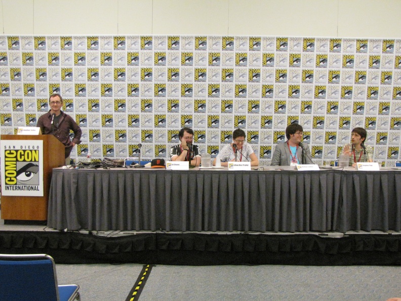 Lost In Translation Panel - Jonathan Tarbox, Ed Chavez, Lillian Diaz-Przybyl, Nathan Collins and Stephan Paul.JPG