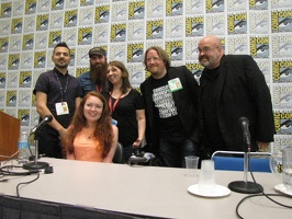 Comics Journalism Panel - Joshua Yehi, Jill Pantozzi, Matt Meyliknov, Heidi MacDonald, Rich Johnston and Tom Spurgeon
