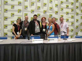 CBLDF GN Programming Panel - Meryl Jaffe, Royden Lepp, Charles Brownstein, Betsy Gomez, Jennifer L. Holm, Matt Holm and Matt Phelam 1