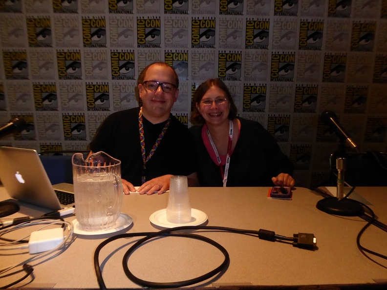 Comics Arts Conference - Scholars Lost and Found - Brad Ricca and Carol Tilley.JPG