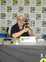 Peter David with Inkpot Award