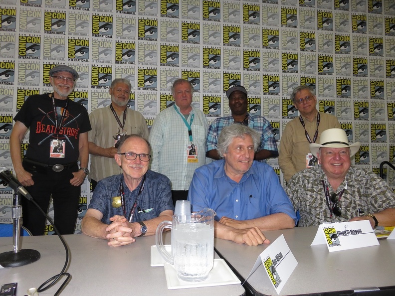 That 70s Panel - Marv Wolfman, Keith Pollard, Mark Evanier, Ron Wilson, Paul Levitz, Joe Staton, Elliot S! Maggin and Mike Grell.jpg