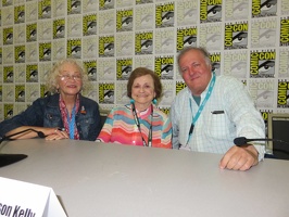 Trina Robbins, Joye Murchinson Kelly and Mark Evanier